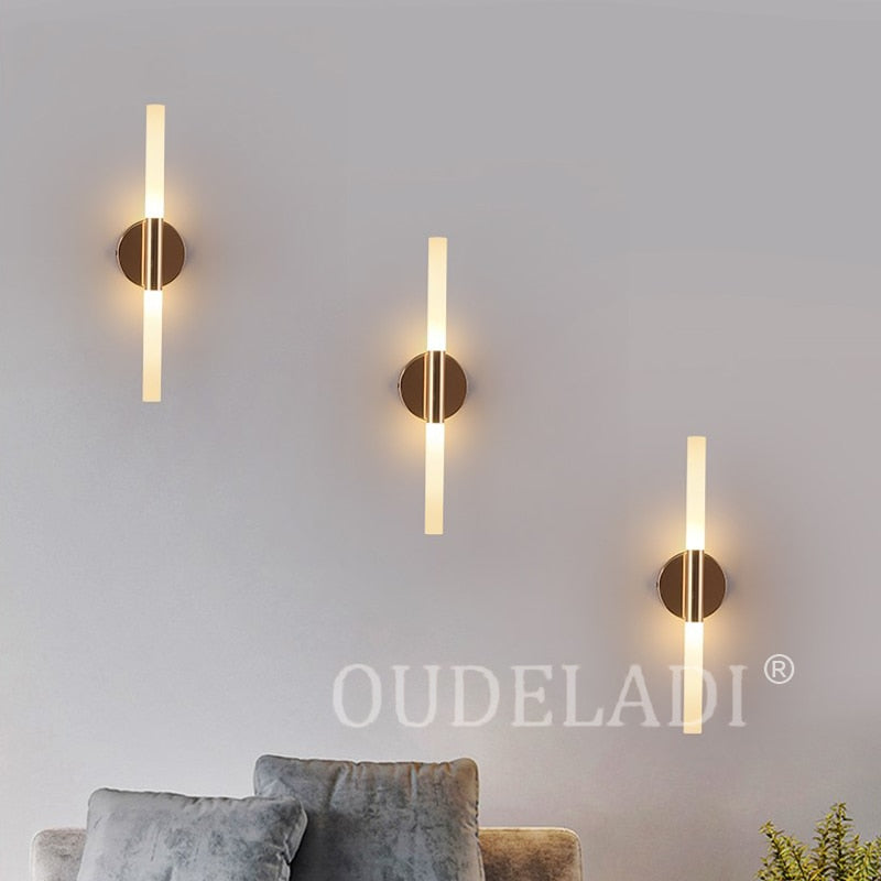 LED Tube Pipe Wall Lamp